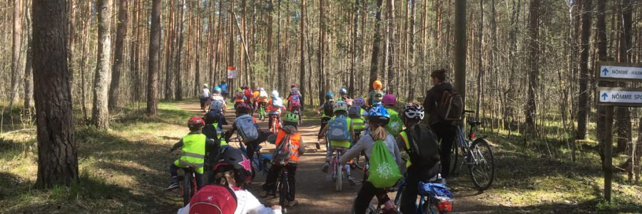 Rõõmutarekese rattaralli Harku metsas