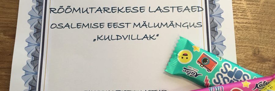Mälumäng “Kuldvillak”