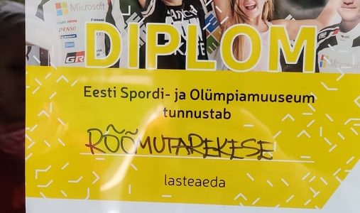 Spordinädal Rõõmutarekese lasteaias