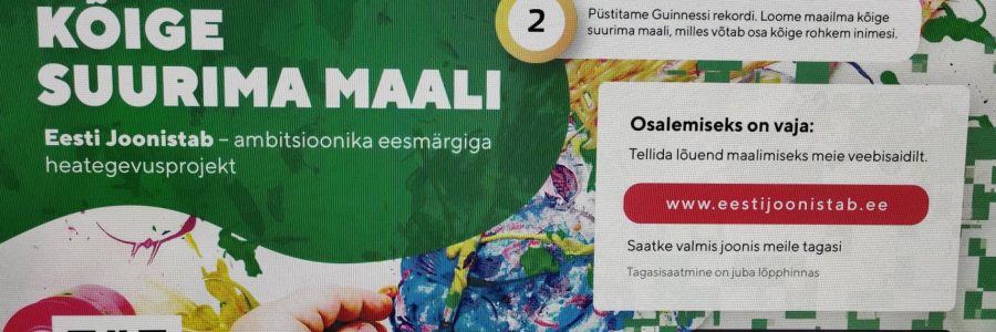 Õpetajate päev ja Rõõmutarekese heategevus 2 – Eesti joonistab