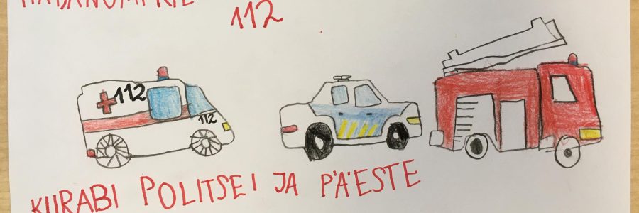 Rõõmutarekese Lasteaed osales Häirekeskuse konkursil “Lumest lumele 112”