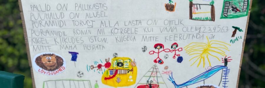Õues mängime rõõmsalt, hoolivalt ja hoiame üksteist!